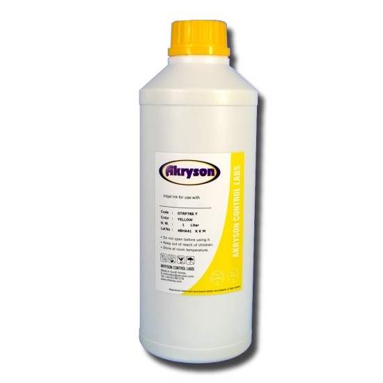 Compatible Canon Bci-5y Bci-6y Amarillo Botella Litro Tinta para Recarga Compatible Canon Bci-5y Bci-6y Amarillo Botella Litro Tinta para Recarga