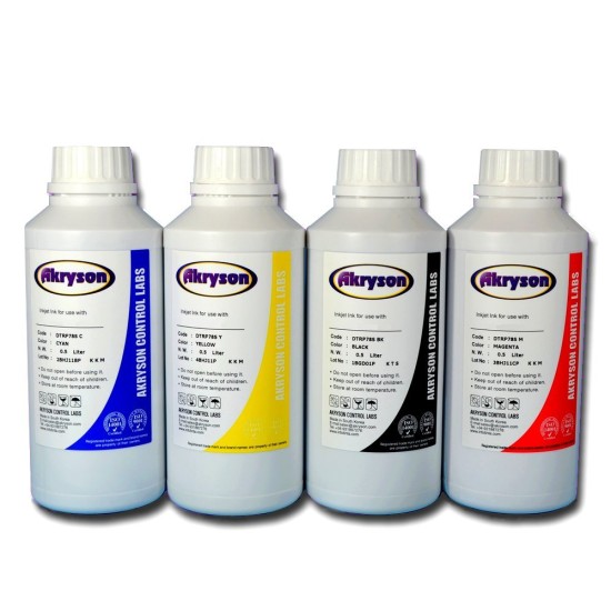 Sublimación para Epson Color 850 Pack 4 x 500ml Tinta para Recarga