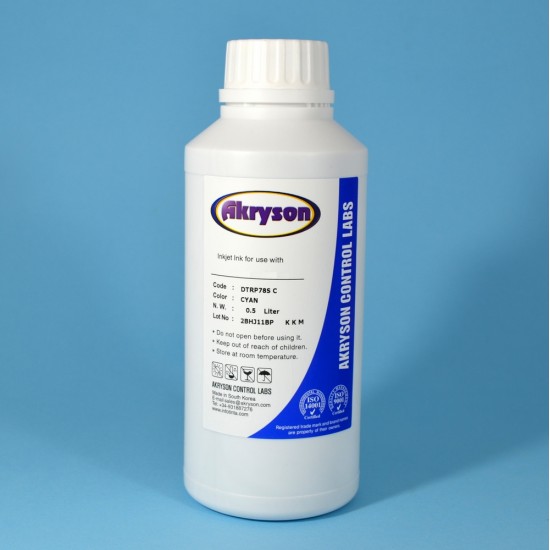 Compatible Hp 81 Medio Litro Cyan Dye Tinta para Recarga