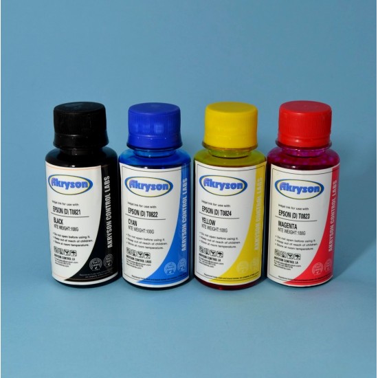 Tinta de Sublimación para Epson DX4850 Plus Pack 4 x 100ml