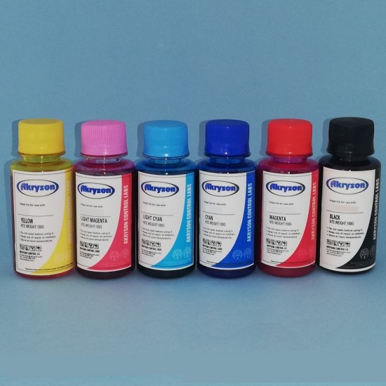 Sublimación para Epson Color 820 Pack 6 x 100ml Tinta para Recarga