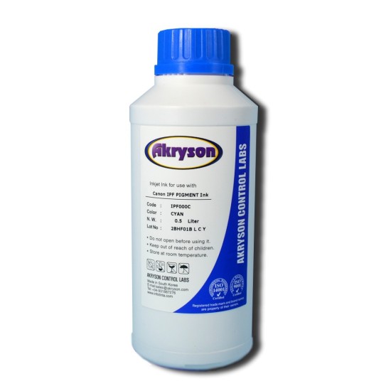 Tinta Recarga para Canon Maxify MB2350 Medio Litro Cyan Pigmentada