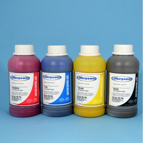 Tinta DTG de Impresión Digital Textil Pack 4 Botellas 250ml