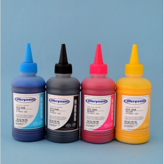 Tinta DTF para Epson Photo R2400 Pack 4 Botellas de 250ml