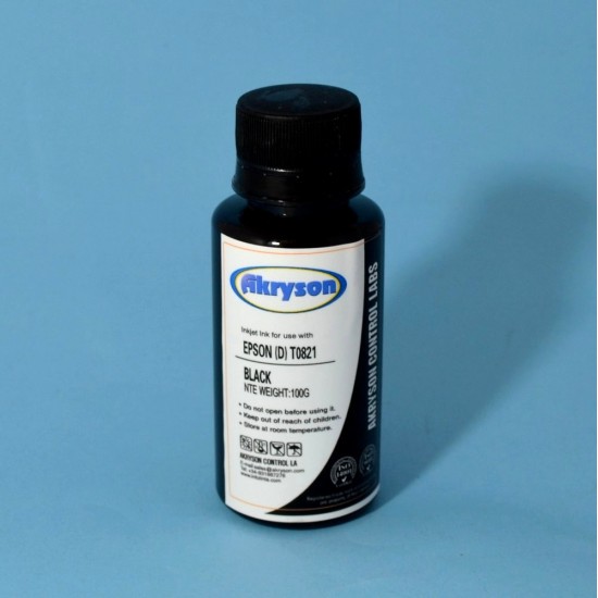 Botella de Tinta Dye 100ml. EPSON color Mate Black