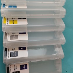 Compatible Hp DesignJet T610 Cartuchos Recargables Autoreseteables Kit sin Tinta