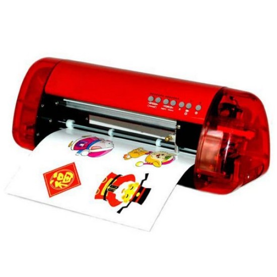 Plotter de Corte Mini A4 para Recorte en Vinilo + 25 Hojas de Vinilo Textil  - Infotinta ®