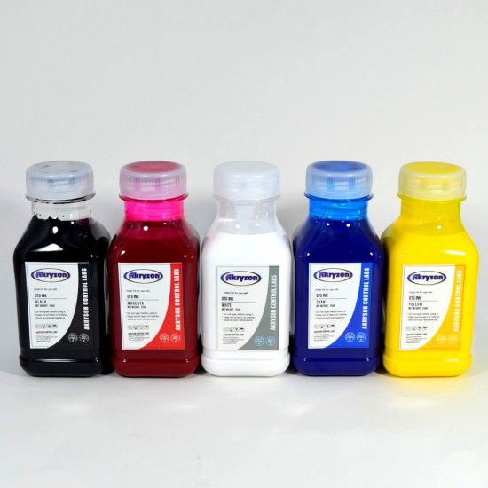 Tinta DTG de Impresión Digital Textil Pack 5 Botellas 250ml