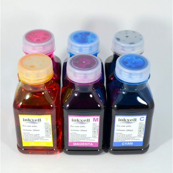Compatible Epson Universal Pack de 6 Botellas de 250ml Linea Economica