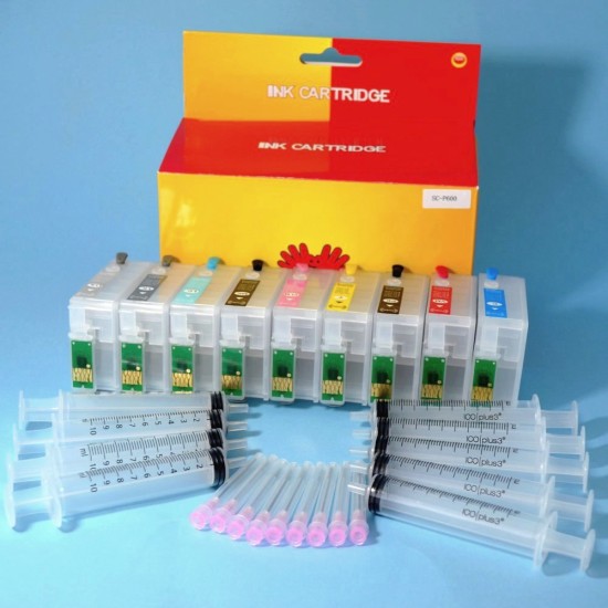 Sublimación para Epson SureColor SC-P600 Sublimación Pack Cartuchos Recargables