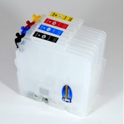 Compatible Ricoh GC21 Cartuchos Recargables Autoreseteables Transparentes Sin Tinta