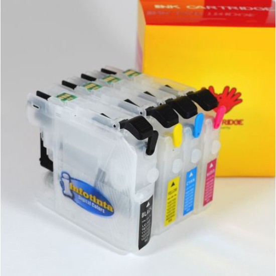 Compatible Brother DCP-J132W DCP-J152W Cartuchos Recargables