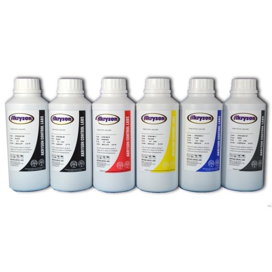 Compatible Canon Pixma MG7750 Pack 6 Botellas de 500ml Tinta para Recarga