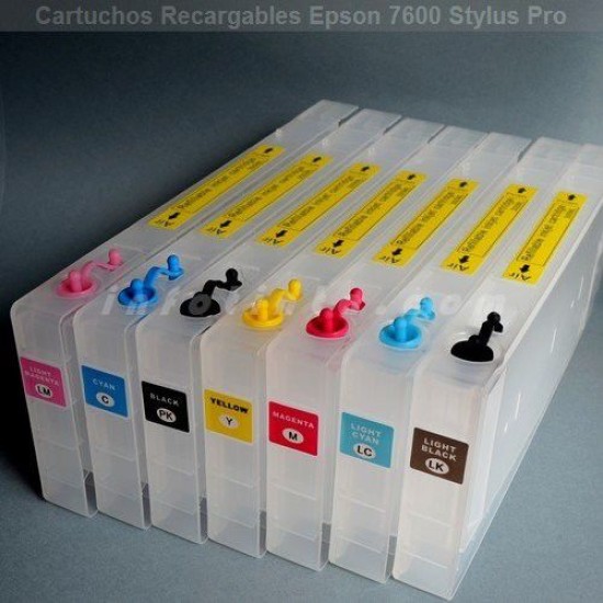 Compatible Epson 7600 Pro Cartuchos Recargables