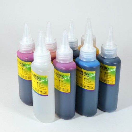 Tinta para Recarga Epson R1900 Pack 8 Botellas de 100ml