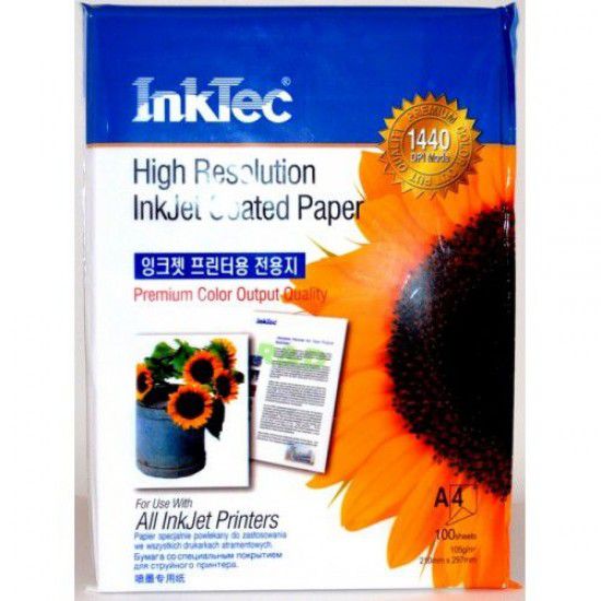 Papel Fotográfico Mate Inkjet Dye 120g A4 100 hojas
