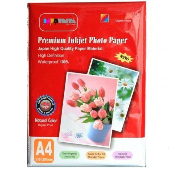 Papel Fotográfico Profesional Satinado Premium Luster Inkjet Dye y Pigmento 260g A4 20 hojas