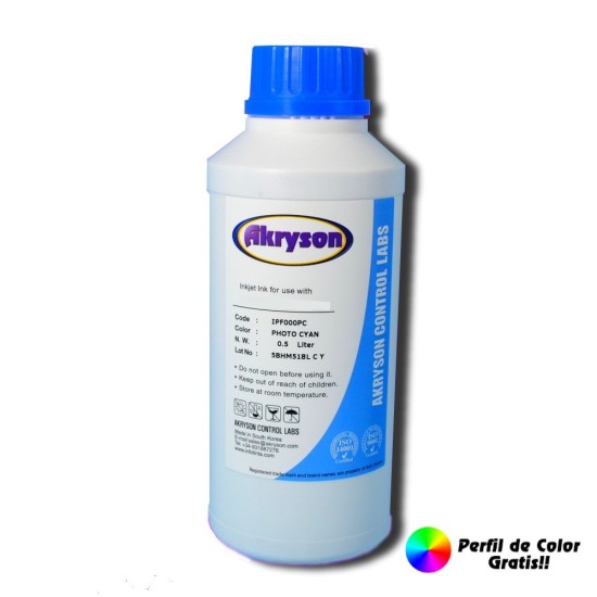 Compatible Mimaki Tinta de Sublimación Light Cyan Botella 500ml