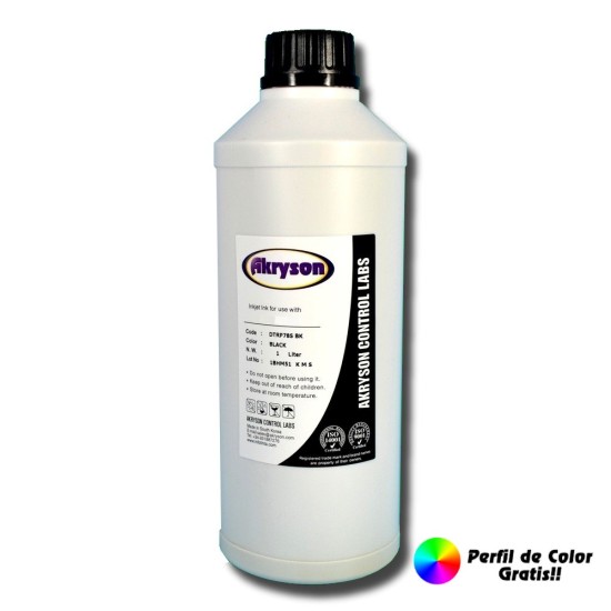 Tinta de Sublimación Negro Botella 1 Litro impresoras Compatible Brother – Todos los modelos