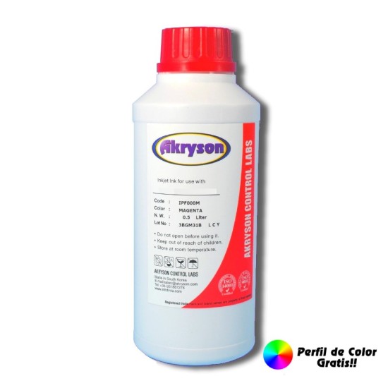 Compatible brother Tinta de Sublimación Magenta Botella 500ml – Todos los modelos