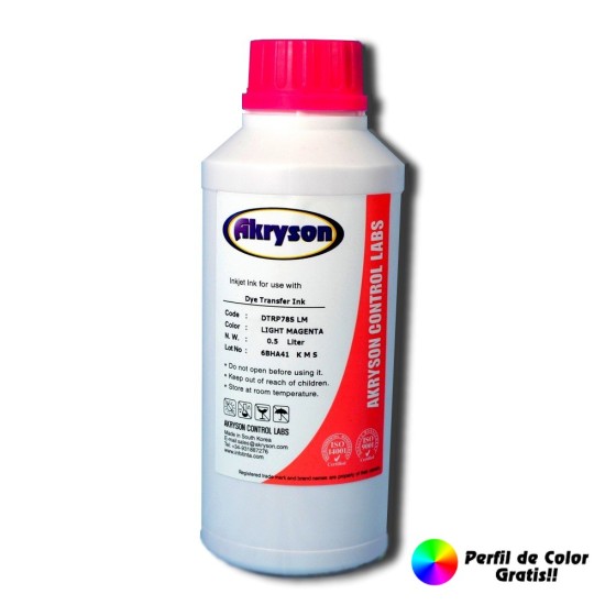 Tinta de Sublimación Light Magenta Botella 500ml Tinta para Recarga