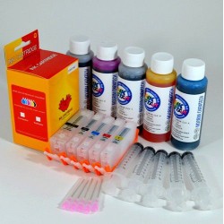 Compatible Canon MG6853 Cartuchos Recargables Autoreseteables Kit con Tintas