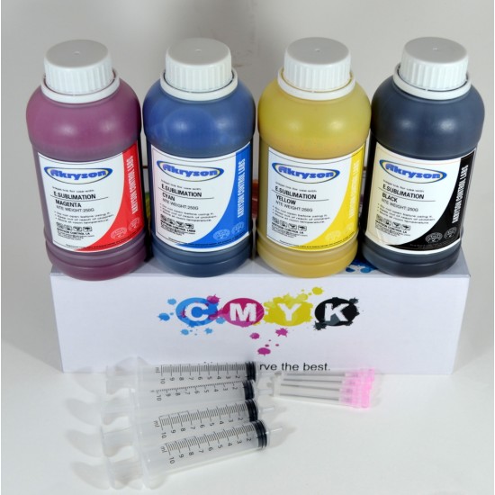 Compatible Ricoh SG400 SG800 SG400NA SG400EU SG800EU Tinta de Subimación Pack 4x250ml