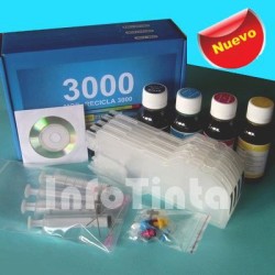 Compatible Brother LC980 LC1100 Kit de Recarga de Cartuchos