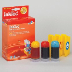 Compatible Canon CLI-521C CLI-521M CLI-521Y Kit de Recarga de Cartuchos
