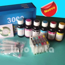 Compatible Epson R200 R220 R300 R300M Kit de Recarga de Cartuchos