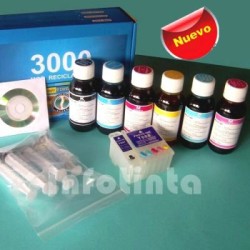 Compatible Epson T007 T008 Kit de Recarga de Cartuchos