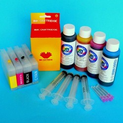 Compatible Brother DCP-135C Cartuchos Recargables Autoreseteables Kit con Tintas