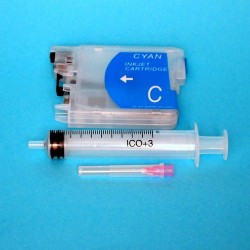 Brother DCP-197C Cartucho Recargable Autoreseteable Vacio Cyan