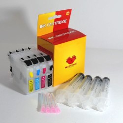 Cartuchos Recargables Autoreseteables compatibles para impresora Epson WF-4825 DWF con 4 cartuchos