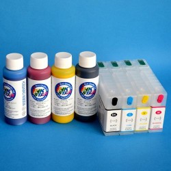 Compatible Epson WF-4640DTWF Cartuchos Recargables Autoreseteables Kit con Tintas