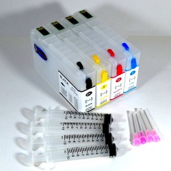 Compatible Epson WF-5190DW Cartuchos Recargables Autoreseteables Kit sin Tinta