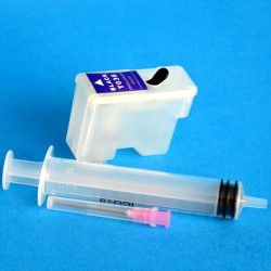 Cartucho Recargable para Epson C44 Autoreseteable Vacio Negro