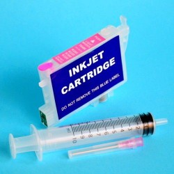 Cartucho Recargable para Epson R200 Autoreseteable Vacio Magenta Claro