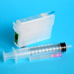 Cartucho Recargable para Epson R265 Autoreseteable Vacio Cyan Claro