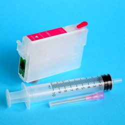 Cartucho Recargable para Epson R340 Autoreseteable Vacio Magenta