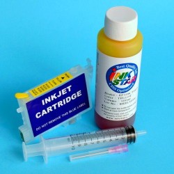 Cartucho recargable para Epson RX640 vacio Amarillo mas Tinta