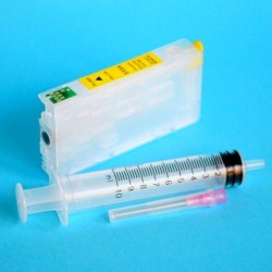 Cartucho Recargable para Epson RX700 Autoreseteable Vacio Amarillo