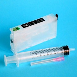 Cartucho Recargable para Epson RX700 Autoreseteable Vacio Negro