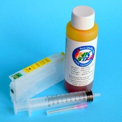Cartucho recargable para Epson RX700 vacio Amarillo mas Tinta