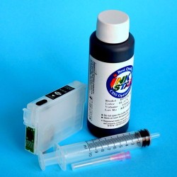 Cartucho recargable para Epson SX100 vacio Negro mas Tinta