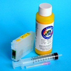 Cartucho recargable para Epson SX610 vacio Amarillo mas Tinta