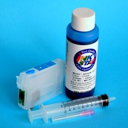 Cartucho recargable para Epson SX610 vacio Cyan mas Tinta
