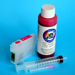 Cartucho recargable para Epson SX610 vacio Magenta mas Tinta