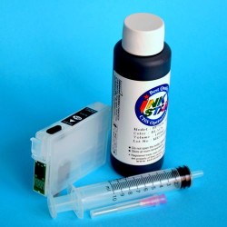 Cartucho recargable para Epson SX610 vacio Negro mas Tinta