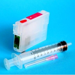 Cartucho Recargable para Epson WF-2010W magenta sin tinta Autoreseteable